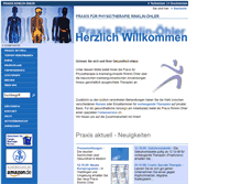 Tablet Screenshot of physiotherapie-waiblingen.de